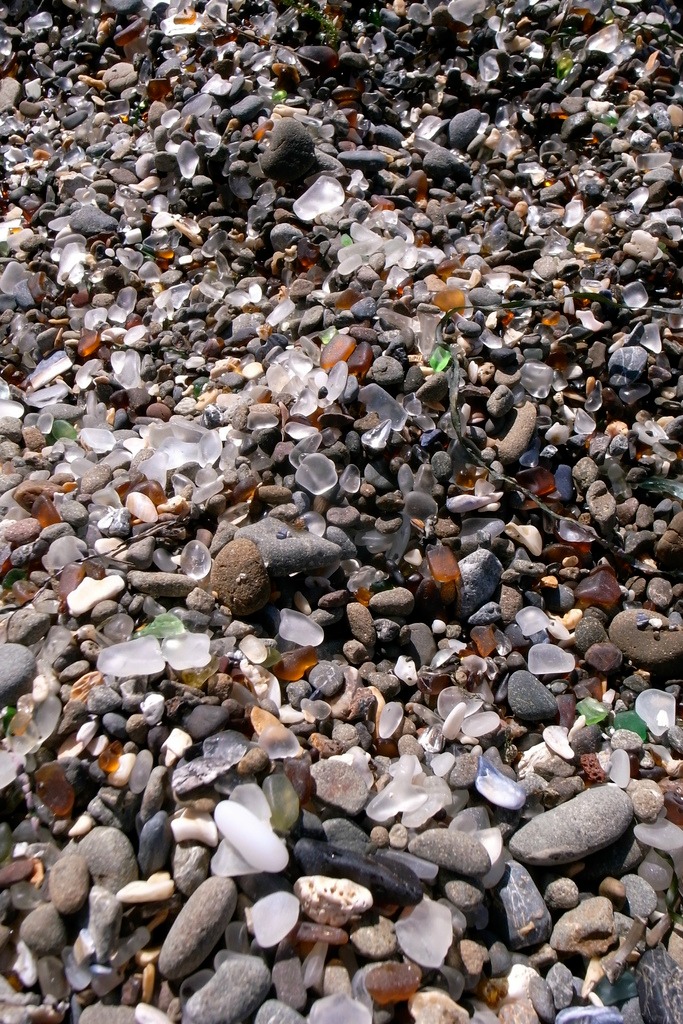 Glass Beach, California - the most beautiful places in the world