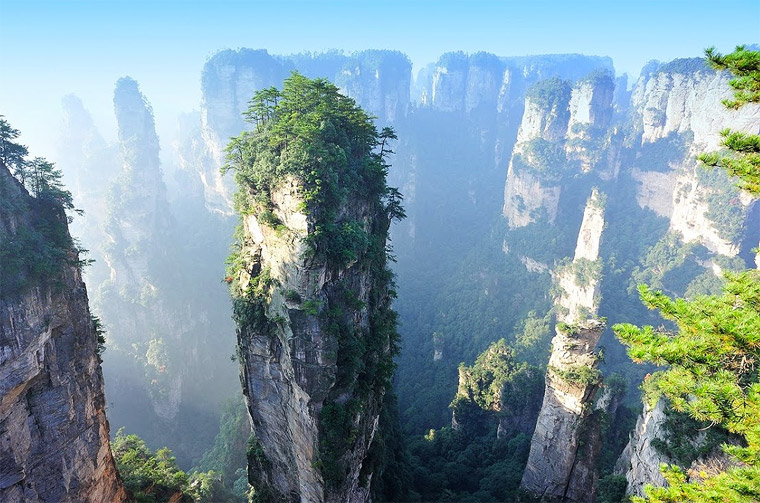 The Split Pinnacles in China