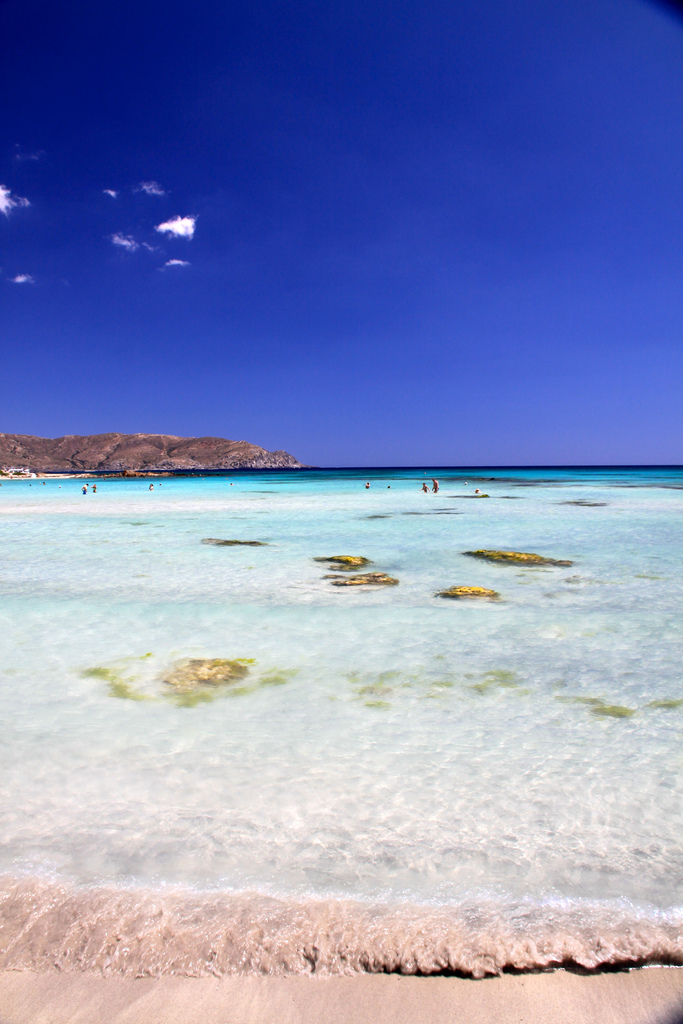 Elafonisi beach in Crete