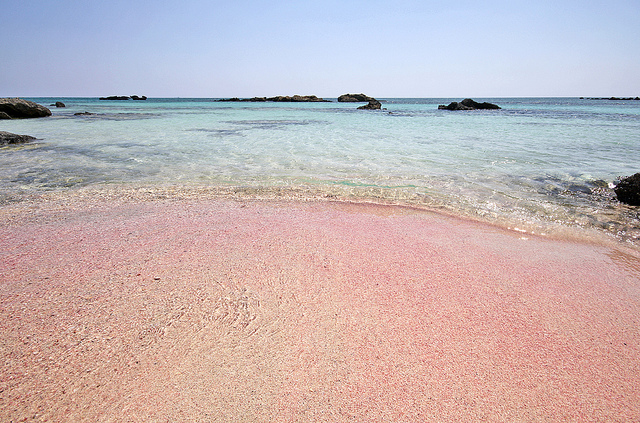 Elafonisi beach in greece