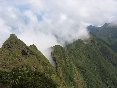 The treacherous peak of Mt. Guiting-Guiting, considered as one of the most challenging mountain trails in the Philippines. (photo credit: tripsiders.com)