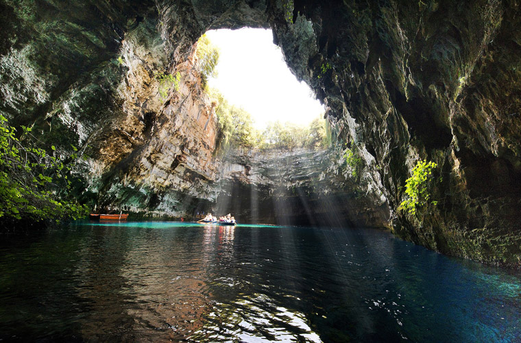 Greek Island Experiences - The Cave of Melissani on Kefalonia