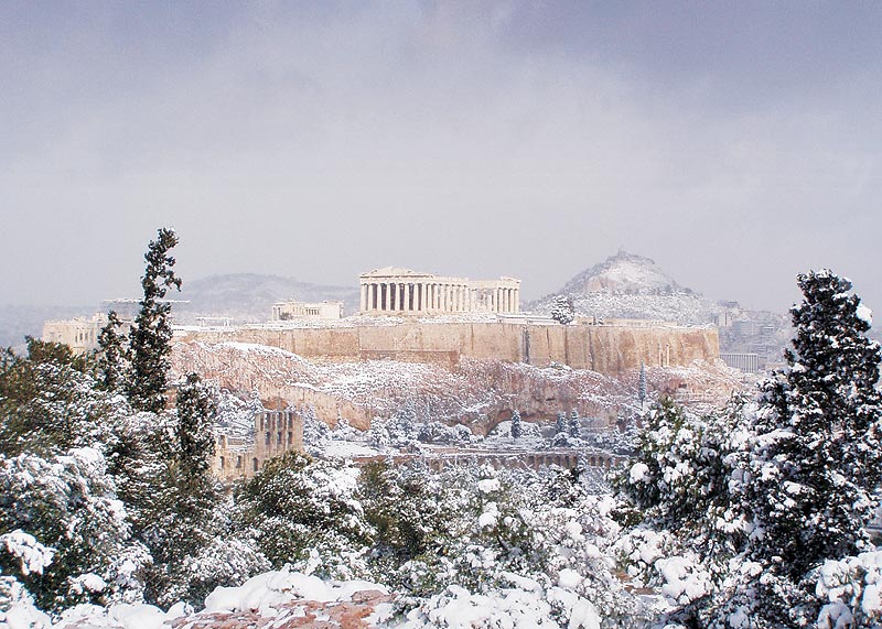 Athens in Winter